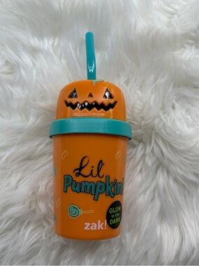 Zak! Kids Glow-in-the-Dark set of 3 Tumblers with Straw